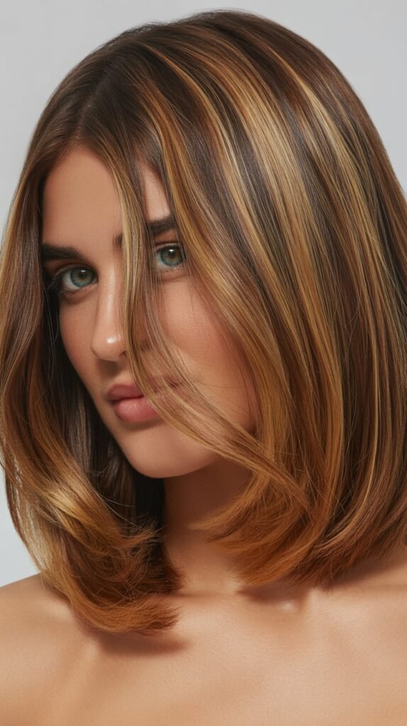 19. Long Bob with Balayage