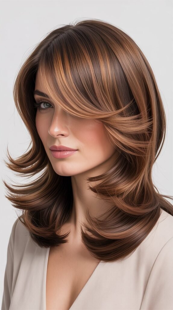 Graduated Layers with Arched Fringe