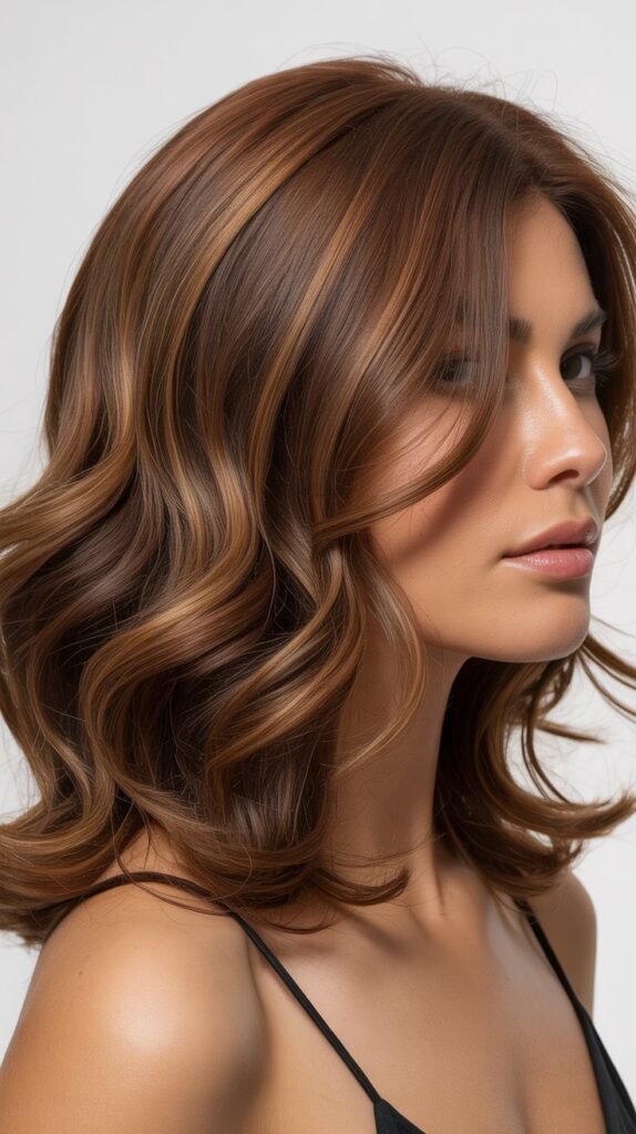 Long Layers Starting Below the Chin