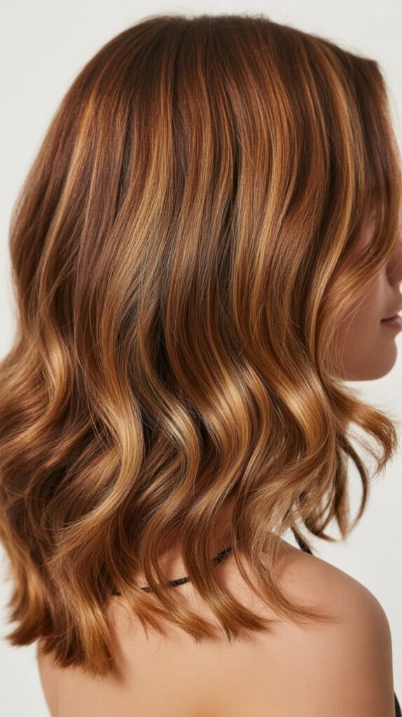 Layered Lob with Balayage