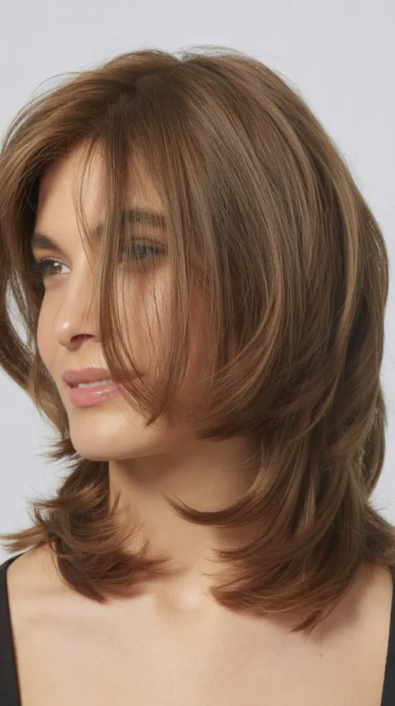 Shoulder-Length Cut With Angled Front Pieces