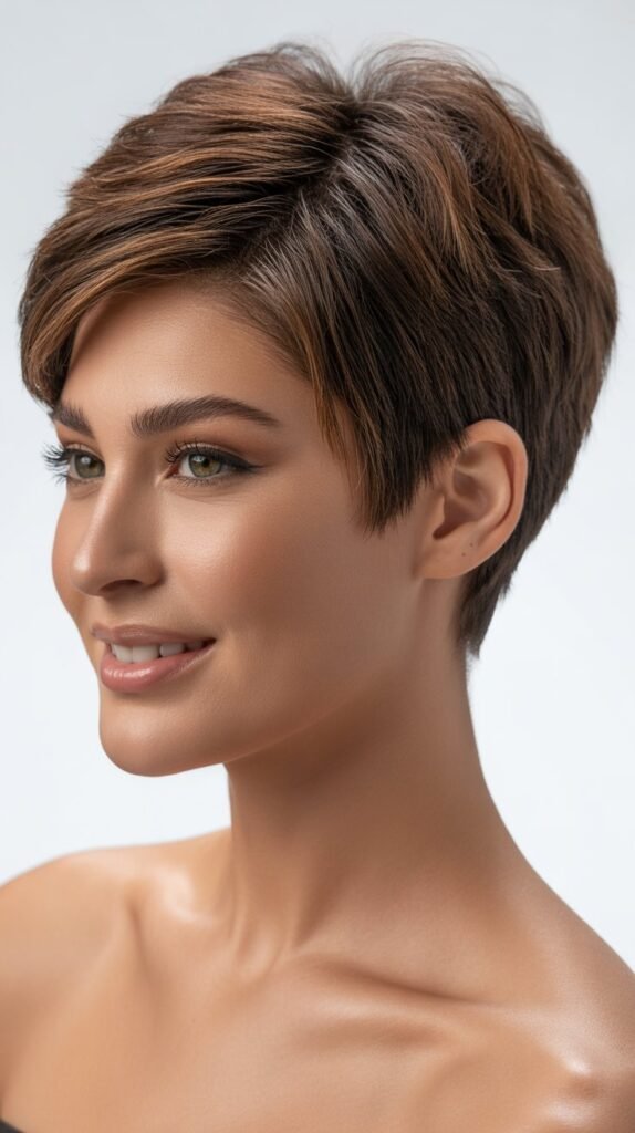Voluminous Top-Heavy Pixie