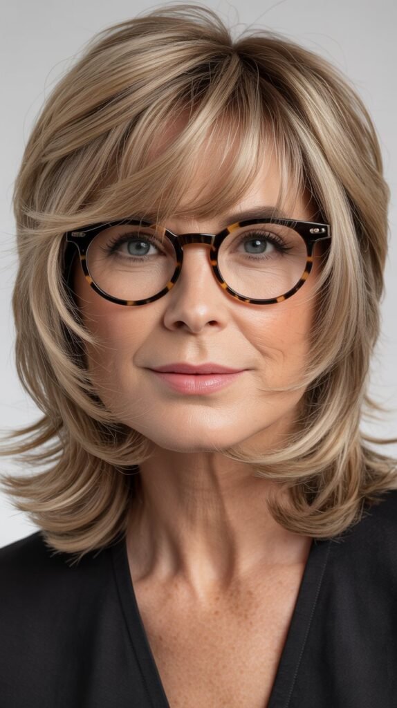 Shaggy Layered Bangs