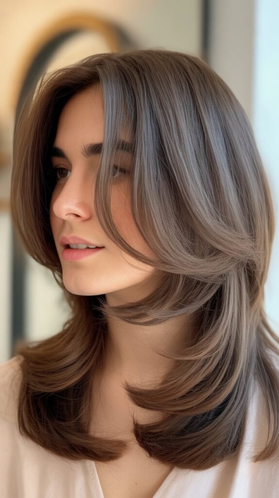 Face-Framing Layers Technique