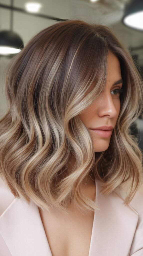 Lived-In Balayage Lob