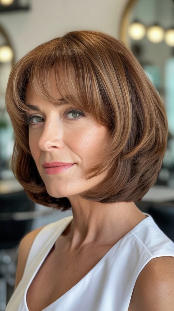 Piecey Bangs with A-Line Bob