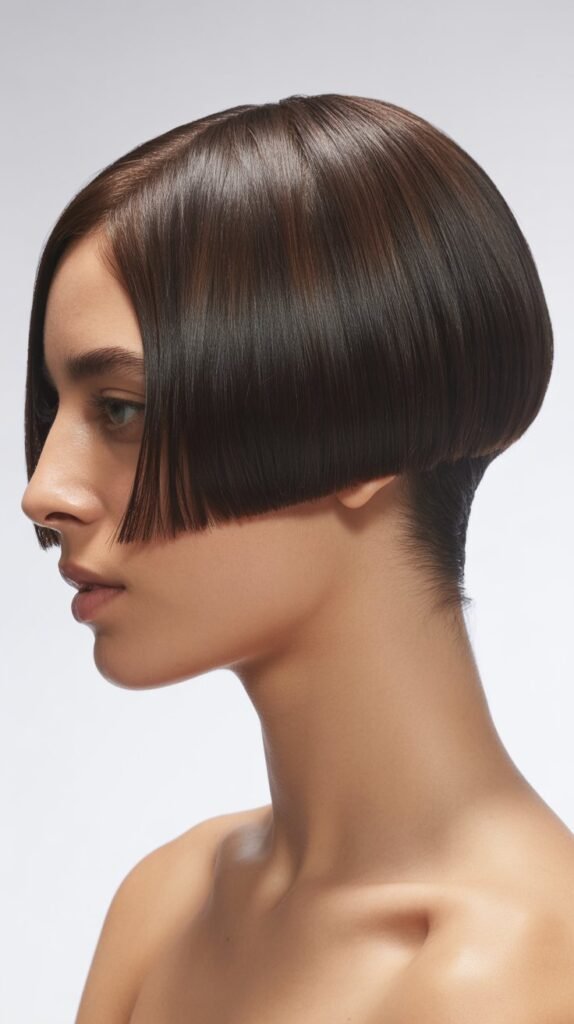 Sleek French Bob with Undercut