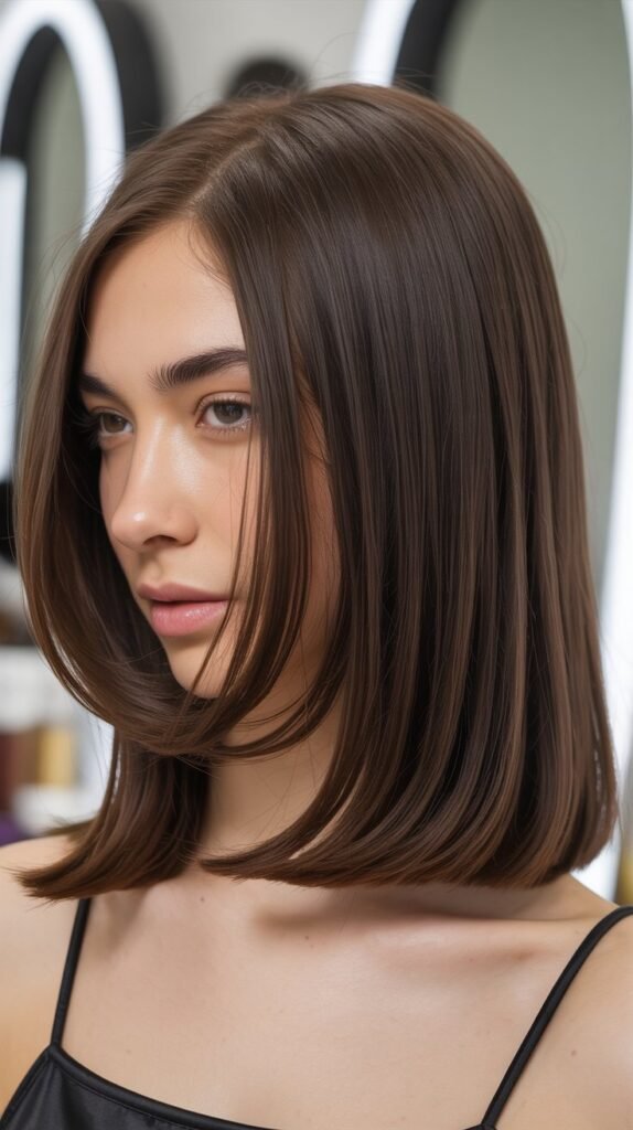 Blunt Cut With Internal Layers