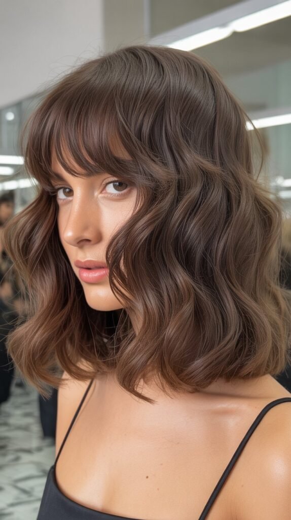  Wavy Shag with Curtain Fringe