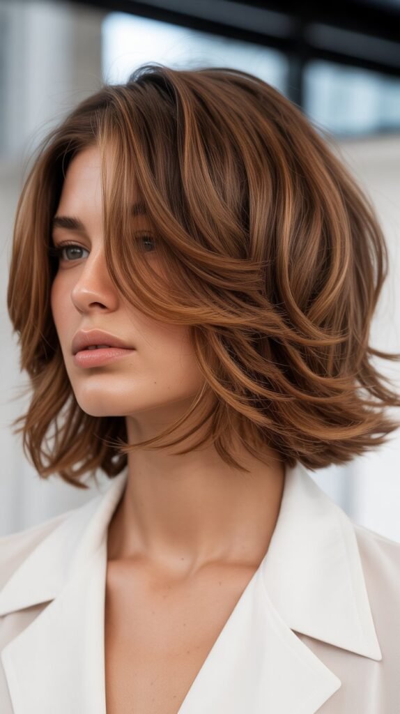 Layered Undone Bob