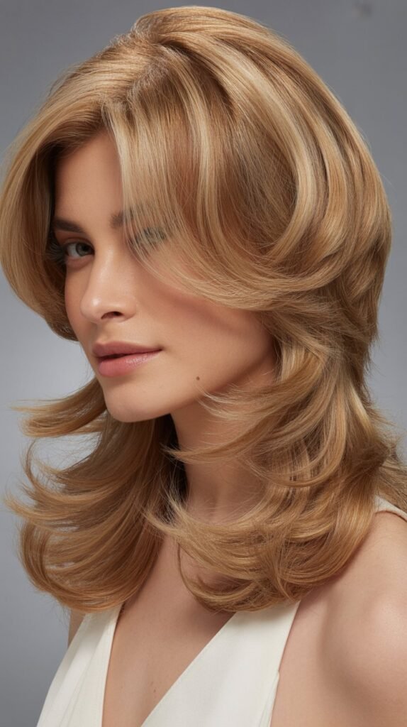 Layered Half-Up Style Base