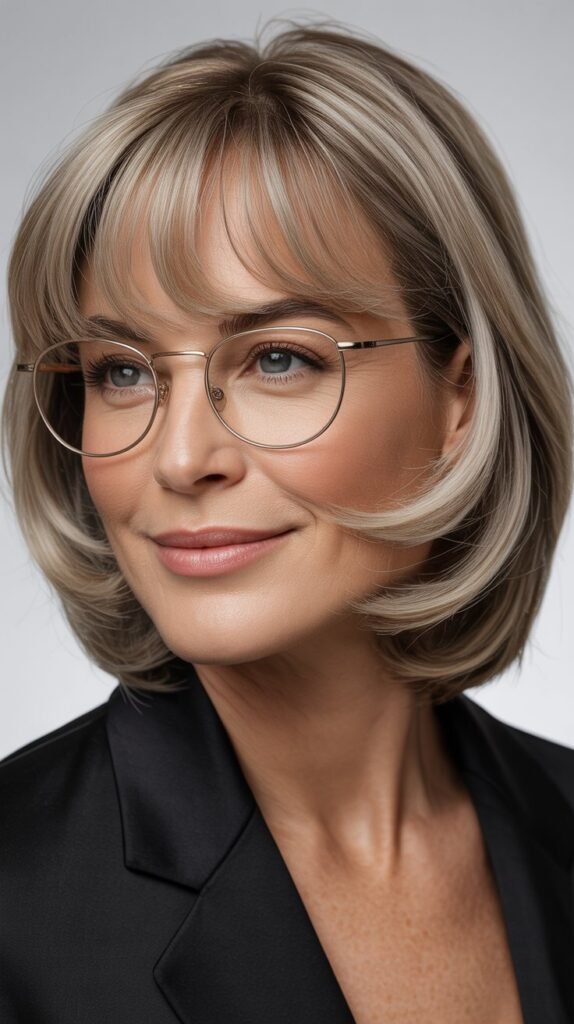 Tapered Curtain Bangs