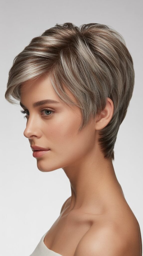 Ash Brown Highlights for Cool Tones