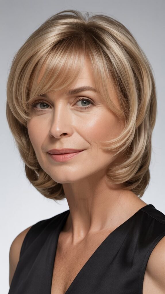  Curved Graduated Bangs