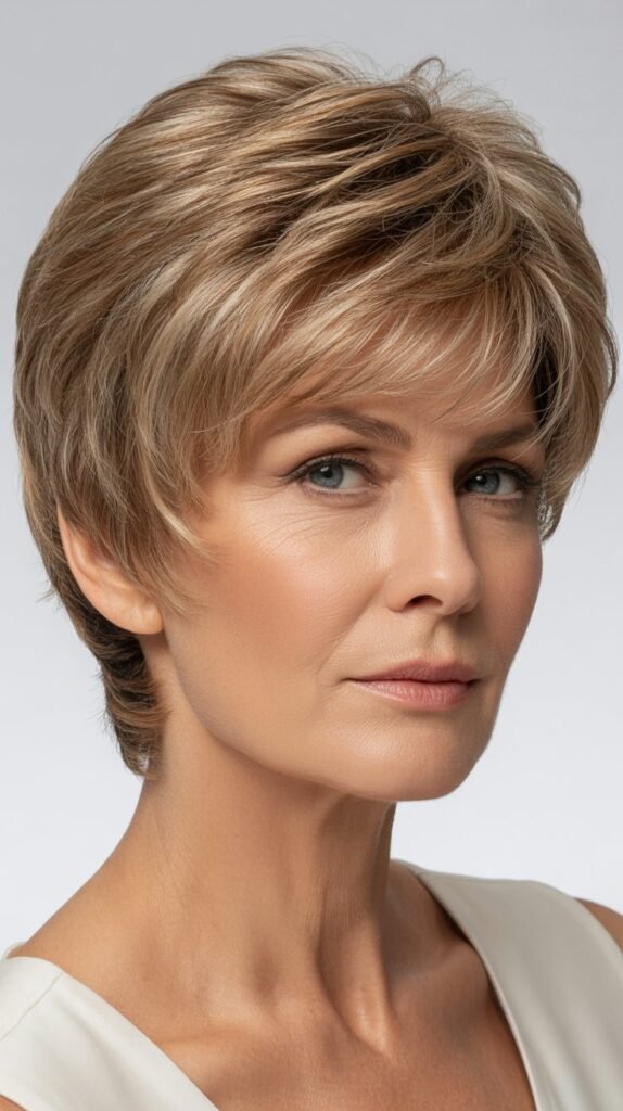 Layered Pixie Cut