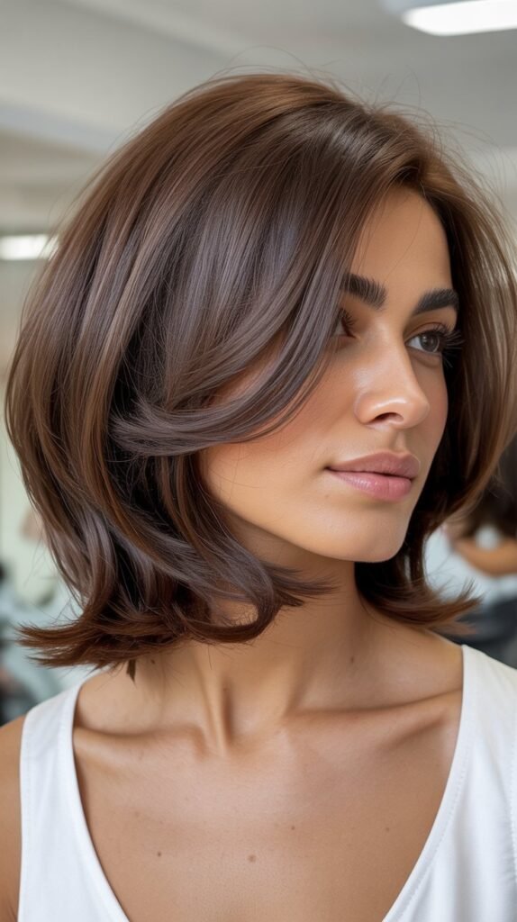 Layered Edgy Bob