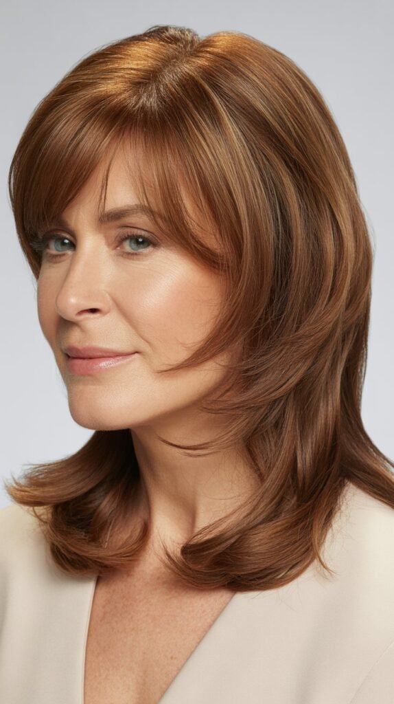 Angled Graduated Bangs