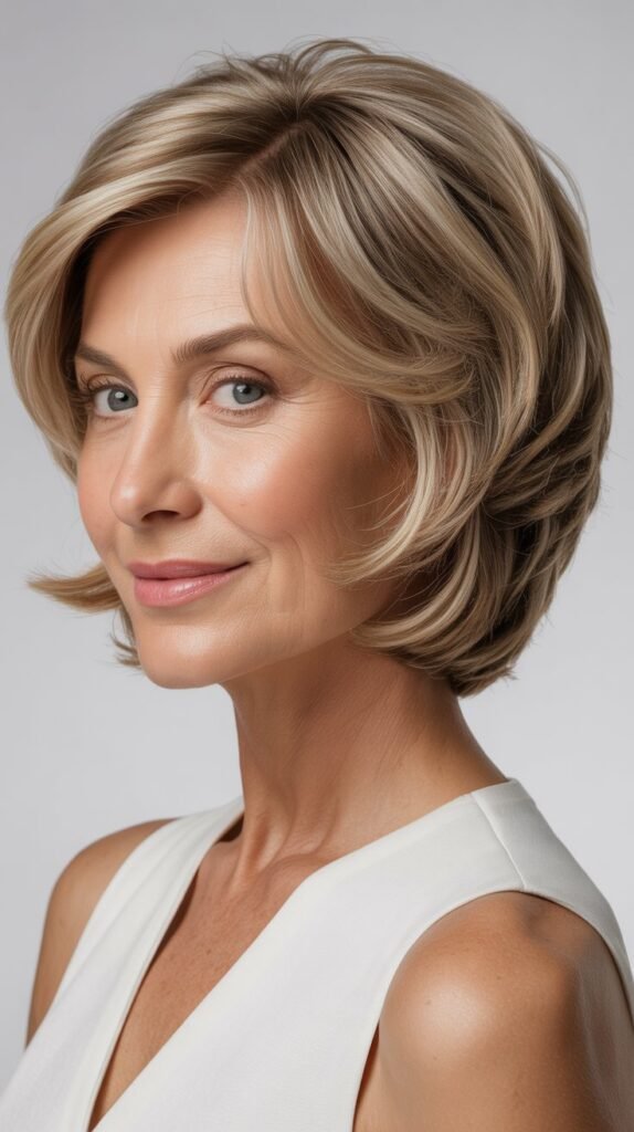 Textured Layered Bob