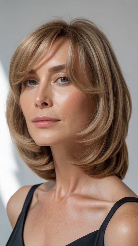 Curtain Bangs Through the Decades: What Changes After 50