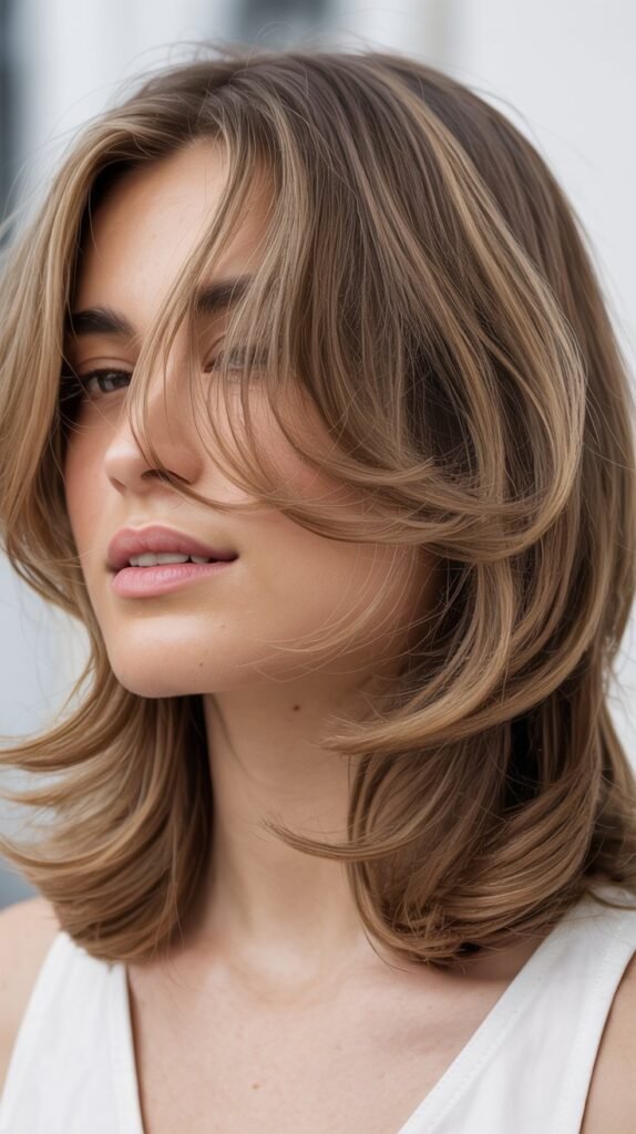 Air-Drying Methods For Layered Hair