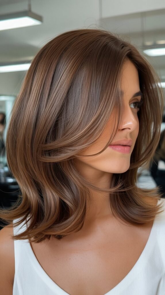 Layered Collarbone Lob