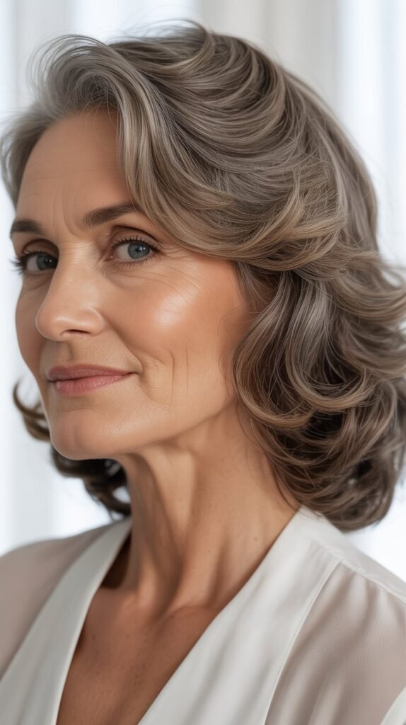 Side Part with Waves