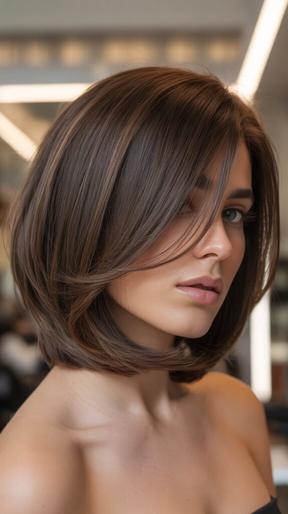  Angled Layered Bob