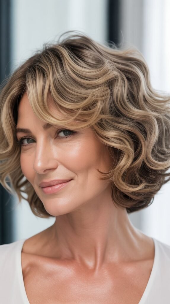  Wavy Bob with Beach Texture