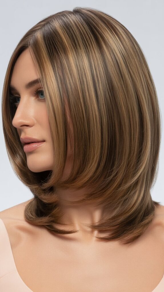  Layered Cut with Rounded Shape