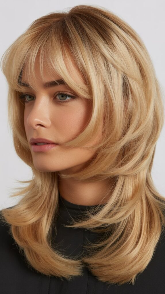 Micro Fringe with Sand Dollar Blonde Feathered Ends