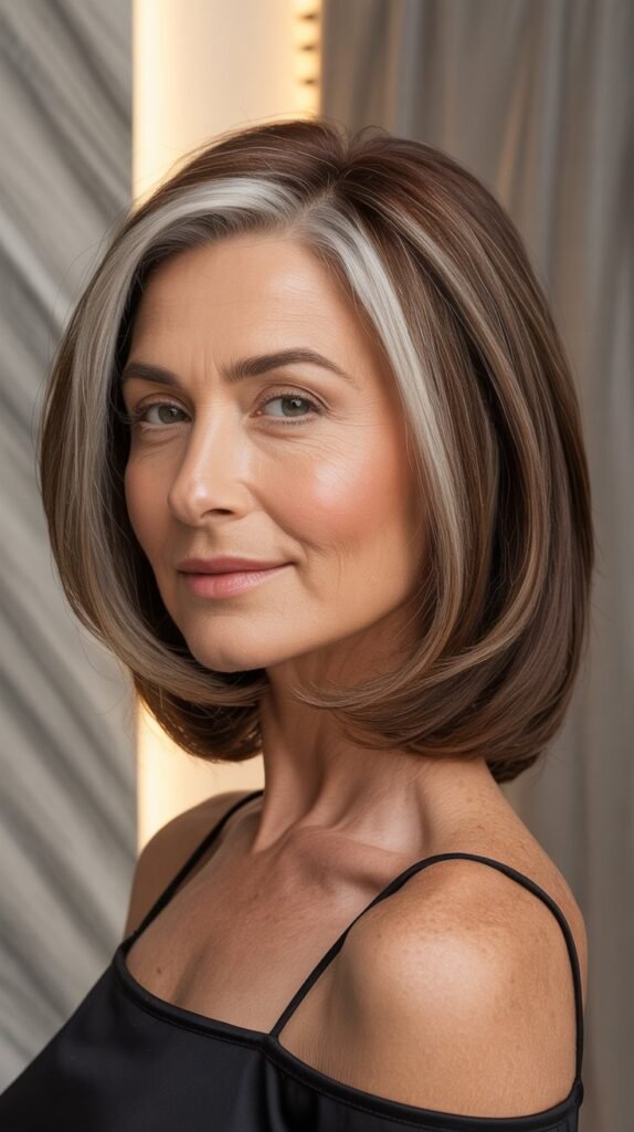 Tucked Behind the Ear Long Bob