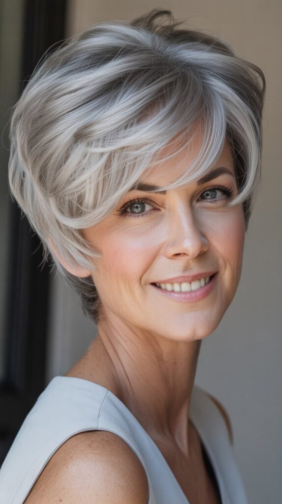 Natural Gray Pixie
