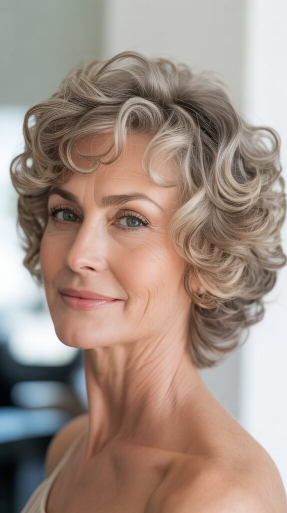 Crown-Focused Curly Cut