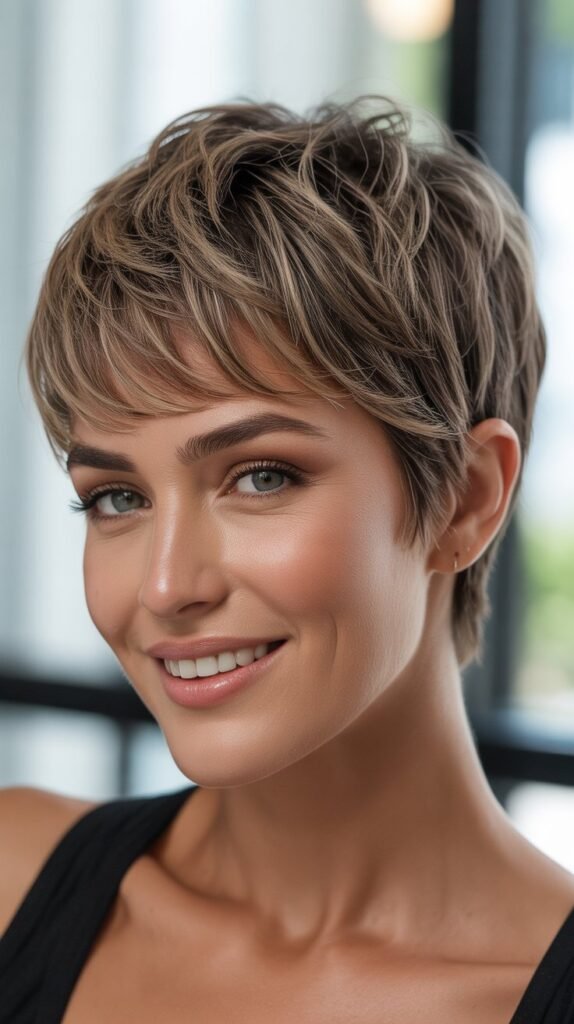 The Textured Fringe Pixie