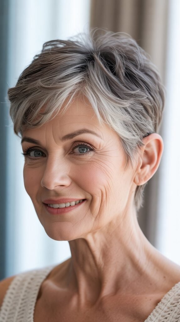 The Textured Undercut Pixie