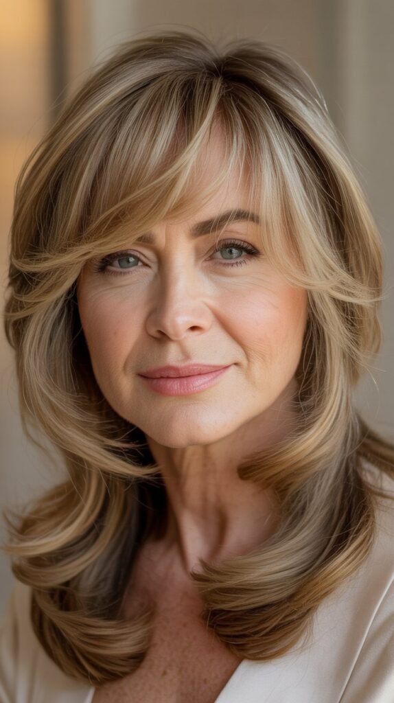 Thick Hair Curtain Bangs: Taming Volume While Maintaining Softness