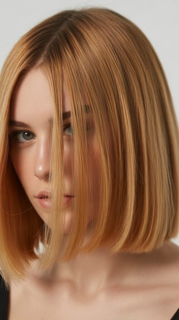  Straight Sandy Blonde Lob