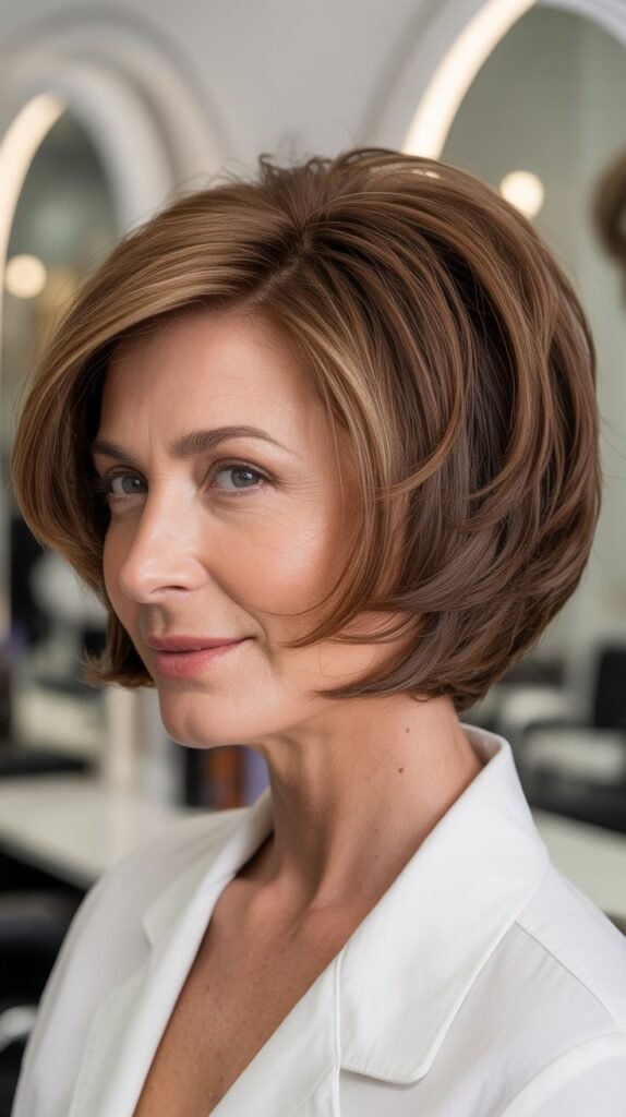 Bob with Crown Layers for Lift