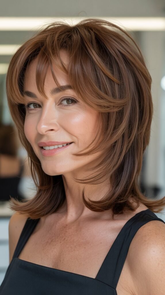 Choppy Textured Bangs