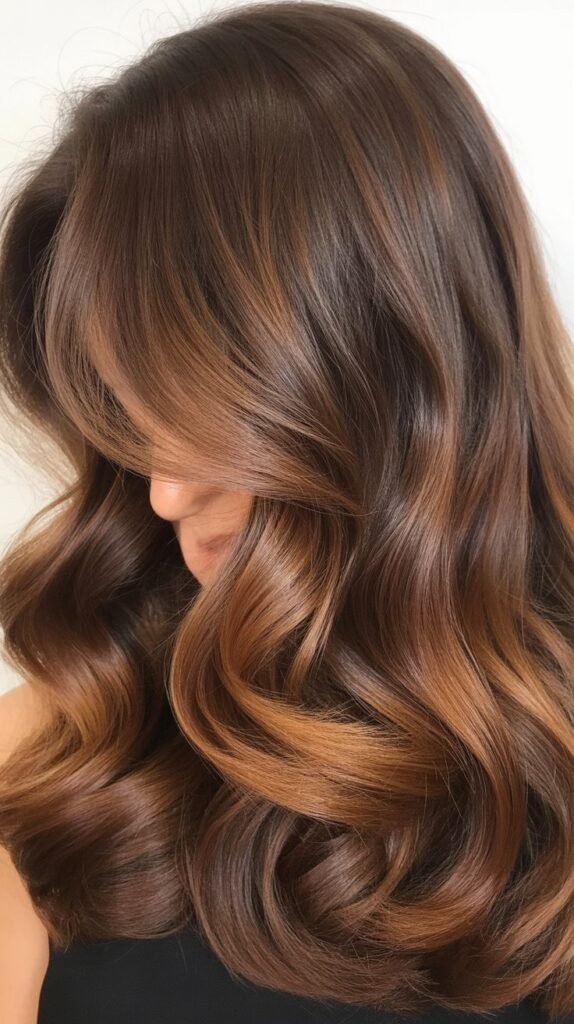 Messy Lob with Piecey Fringe