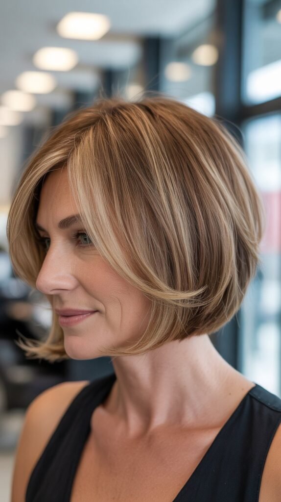Dimensional Bob with Highlights