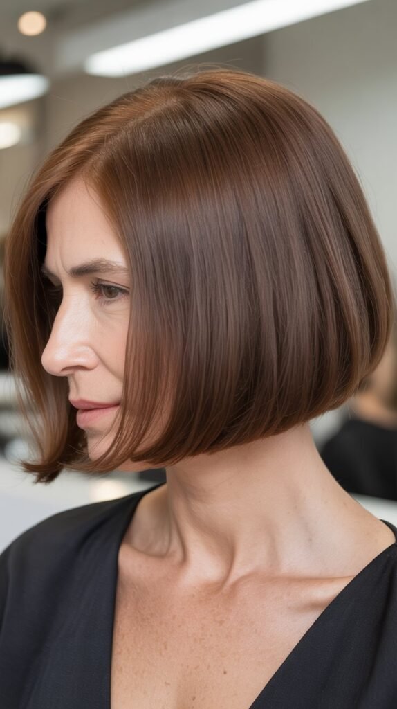 Classic Chin-Length Blunt Bob
