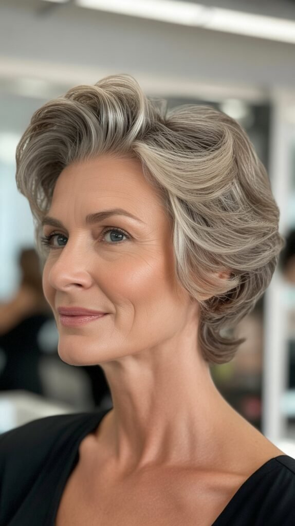 Swept-Back Style with Volume Boost