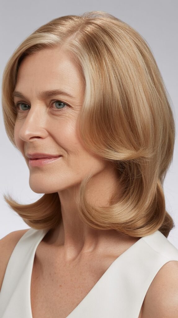 Classic Middle-Length Style with Slight Bend
