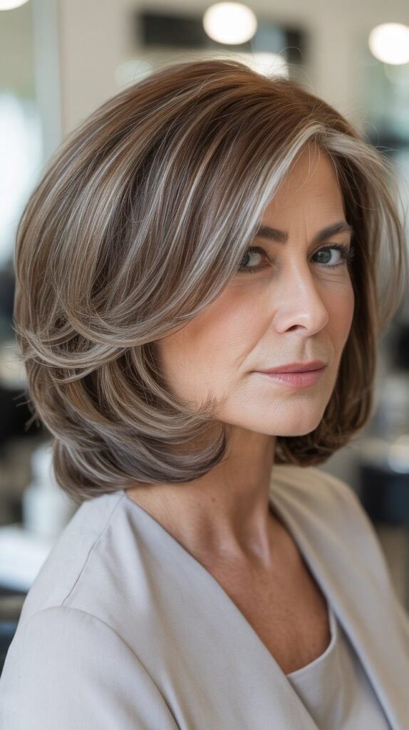 Layered Bob for Thick Hair