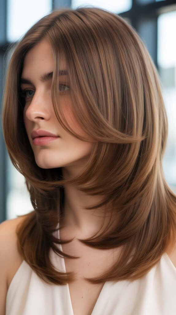 Layered Cut with Tapered Ends