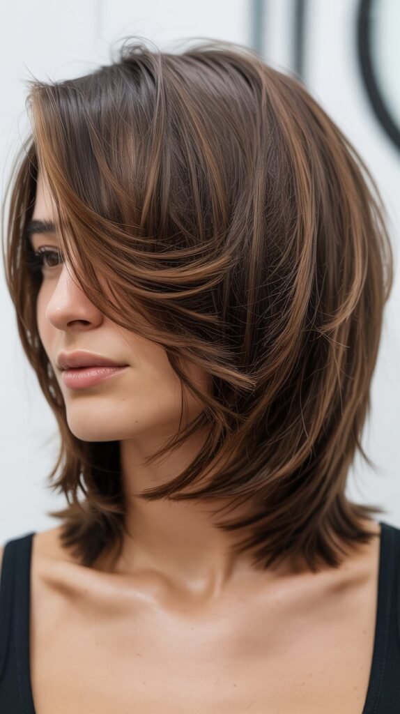 Asymmetrical Layered Cut