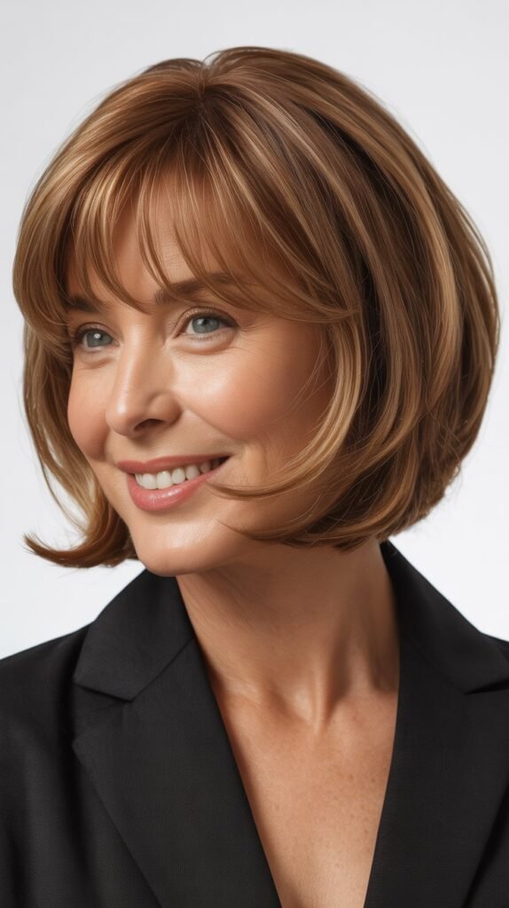 Bouncy Bob with Rounded Bangs