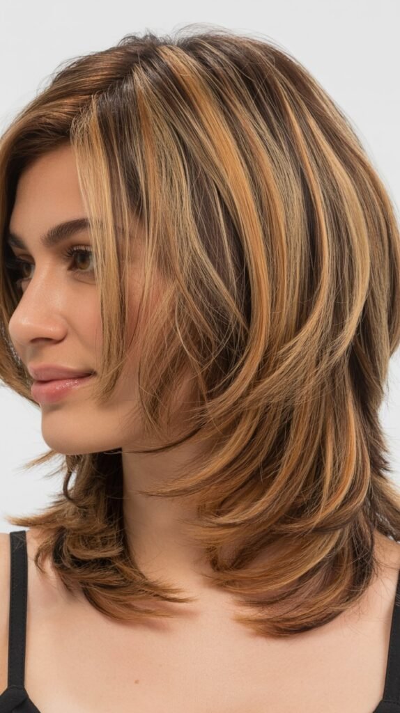 Layered Cut with Peek-a-Boo Highlights
