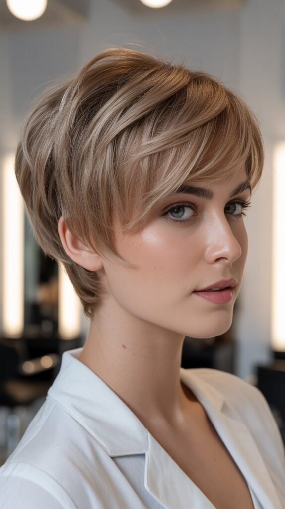 Rounded Pixie Cut